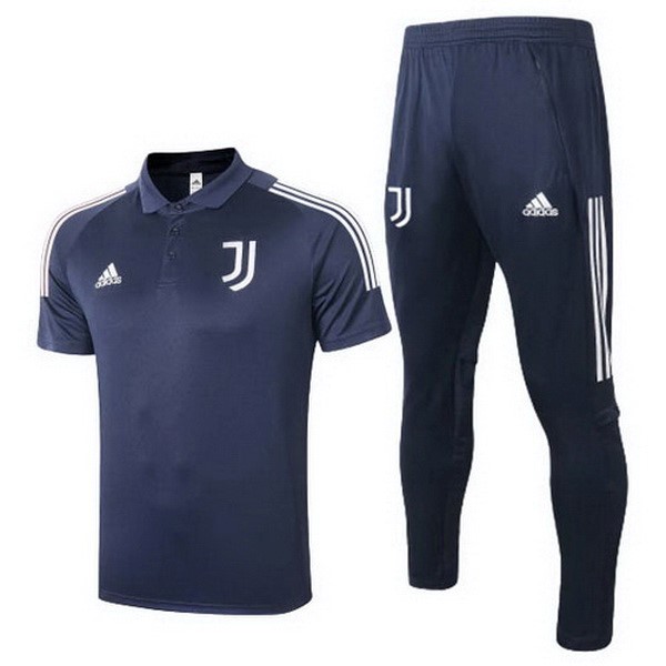 Polo Conjunto Completo Juventus 2020-2021 Azul Marino